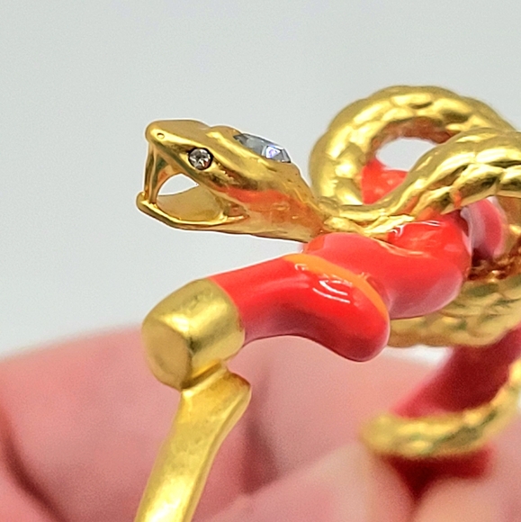 SOLD- Alexis Bittar Sea Snake in the Coral Reef Adjustable Cuff w/ - Picture 7 of 17